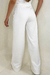 Wide leg moletinho off white - comprar online