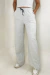 Wide leg moletinho mescla