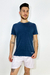 Camiseta algodão marinho