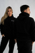 Canguru moletom athleisure preto - comprar online