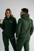 Canguru moletom athleisure verde - comprar online