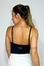 Cropped strap preto - comprar online