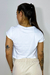 Cropped algodão Branco - comprar online