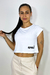 Cropped algodão Branco