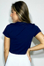 Cropped dry fit marinho na internet