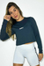 Cropped dry fit cinza
