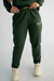 Calça jogger moletom athleisure verde - comprar online
