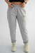Calça jogger moletom athleisure cinza - comprar online