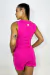 Cropped moletinho pink - comprar online