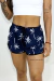 Short tactel beach marinho coqueiro