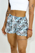 Short tactel street azul folha