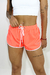 Short tactel salmão neon