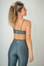 Top strap canelado chumbo - comprar online
