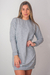 Vestido moletom careca mescla