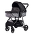 BABY ONE COCHE MONT - GRIS CON NEGRO - tienda online