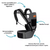 Imagen de LOVE MOCHILA ERGONOMICA 8 EN 1 NEGRA- 4009