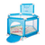 LOVE CORRALITO HEXAGONAL CON JUEGO DE BASQUET, ALFOMBRA Y PELOTAS- CELESTE - comprar online