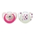 NUK CHUPETE STAR DAY & NIGHT X 2 6-18M ROSA
