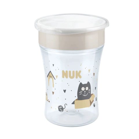 NUK VASO MAGIC CUP 230 ML 8M+ DOG&CAT- 255684