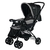 DUCK COCHE CUNA PARTY - GRIS Y NEGRO - comprar online