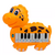 SEBIGUS DINOSAURIO PIANO NARANJA- 51028