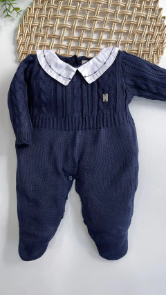 Macacão tricot marinho na internet