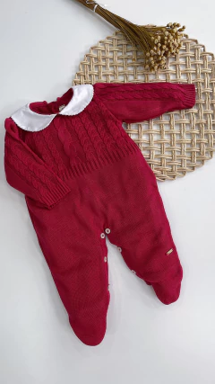 Macacão tricot vermelho - comprar online