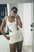 Saia Drapeada off white