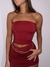 Tube top cereja