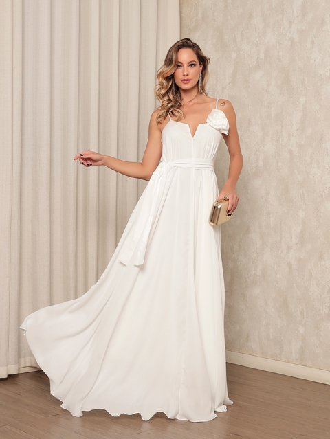Vestido de Festa Branco - comprar online