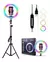 Aro de Luz 25 cm Led Rgb Tripode con Usb para Celular - comprar online