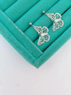 Brincos em aço inox borboleta vazada detalhes - COD. HA35B na internet