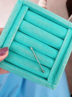 Piercing em aço inox transversal triângulo - COD. A324B - comprar online
