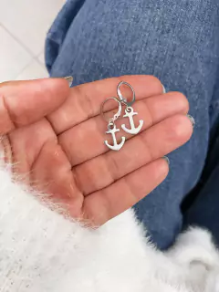 Argolinhas em aço inox âncoras - COD. A164-18 na internet