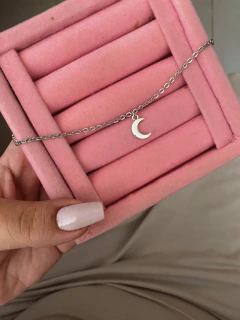 Pulseira em biju lua lisa - COD. H02aP na internet