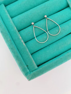 Brincos em aço inox gota vazada - COD. HA07B na internet