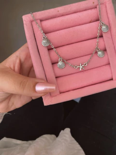 Colar em biju estrela do mar quatro conchas - COD. H191C - comprar online