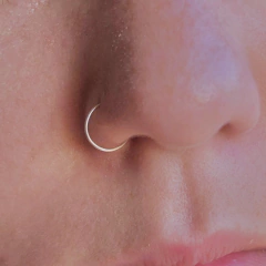 Argolinha / piercing em aço inox 9mm para orelha ou nariz - unidade - COD. A58a - comprar online