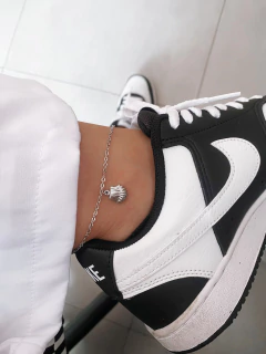 Tornozeleira em aço inox concha 3D - COD. HA50T - Hellô Acessórios