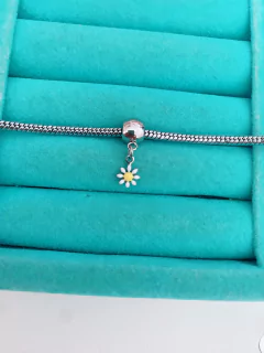 Imagem do Berloque em aço inox margarida esmaltada - 5 cores - COD. A203(mod. 52)