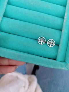 Brincos em aço inox árvore da vida 10mm - corte a laser - COD. A375F na internet