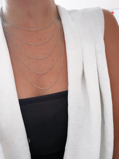 Colar base em aço inox corrente americana 1,5mm - 5 tamanhos - unidade COD. HA13C na internet