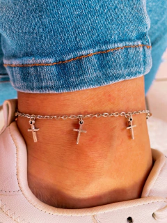 Tornozeleira em biju cruzinhas - COD. H31T