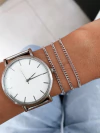 Pulseira em aço inox masculina grumet 2mm - 19cm - COD. A377A - comprar online