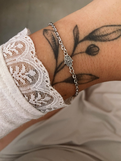Pulseira em biju mini mão de fátima - COD. H83P - comprar online