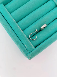 Argolas em aço inox retas lisas - 3 tamanhos - PAR - COD. A433