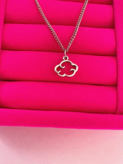 Colar em biju nuvem vazada - COD. H143C