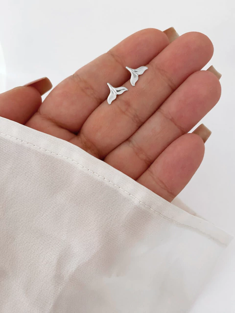 Brincos em aço inox sereia 10mm - COD. A92X - comprar online