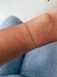 Pulseira em aço inox dourado - 8 modelos - UNIDADE - COD. HA194P