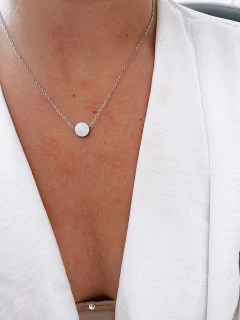 Colar em aço inox círculo passante - COD. HA136C na internet